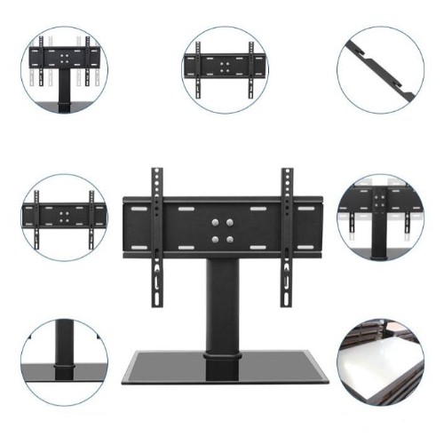 Primestar PM065DS Tempered Glass TV Table Stand
