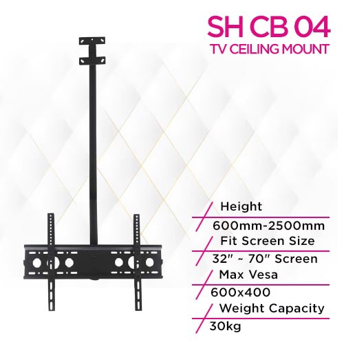 SKILL TECH CB 04 32"-70" Telescopic TV Ceiling Mount