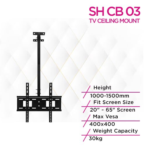 Skill Tech SH CB 03 Telescopic TV Ceiling Mount