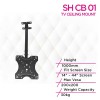 Skill Tech SH CB 01 TV Ceiling Mount