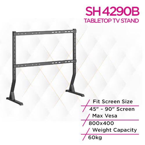 Skill Tech SH 4290B Heavy Duty Tabletop TV Stand