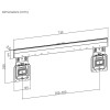 Skill Tech SH LED01 Ultra Slim Micro-Gap Fixed TV Wall Mount