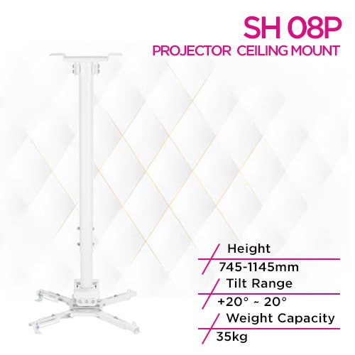 Skill Tech SH 08P Solid Ceiling Projector Bracket