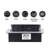 Belcon BD 630-2-Silver Pop Up Table Socket