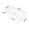 Belcon BD 630-2-Silver Pop Up Table Socket
