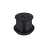 Belcon TS80-Black Round Desktop Socket with USB Charger