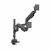 Skill Tech SH87 C024UCP Titan Heavy-Duty Pole-Mounted Gas Spring Monitor Arm With USB-A And USB-C Ports