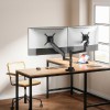 Skill Tech SH87 C024UCP Titan ذراع شاشة غازية شديدة التحمل مثبتة على عمود مع منافذ USB-A و USB-C