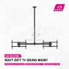 Skill Tech SH 221CSS Heavy-Duty Side-by-Side TV Ceiling Mount