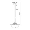 Skill Tech SH 900FCD  Heavy-Duty Face Down TV Ceiling Mount