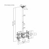 Skill Tech SH 024DC Back To Back Heavy-Duty TV Ceiling Mount