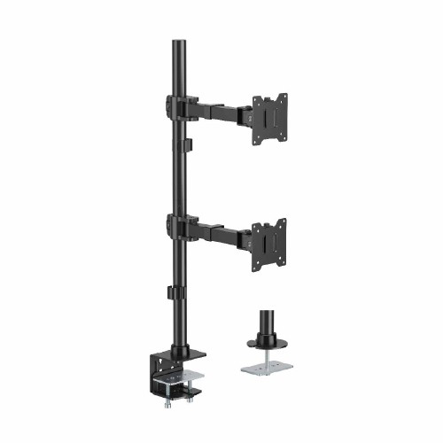 Skill Tech SH91 C022V Heavy-Duty Articulating Dual Monitor Arm
