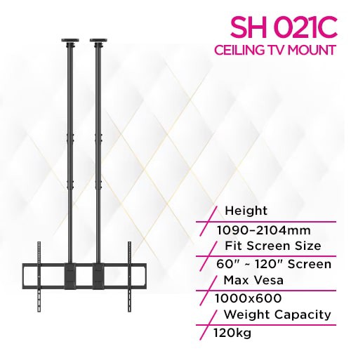 Skill Tech SH 021C Heavy-Duty Ceiling TV Mount