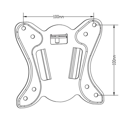 Skill Tech SH 10T Ultra Thin Fixed Tv Wall Mount