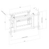 Skill Tech SH VW800 Heavy-Duty Pop-Out Video Wall Mount