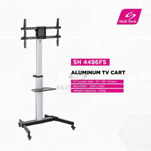 Skill Tech SH 4486FS Aluminum Tv Cart