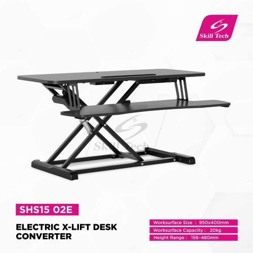 محطة عمل كهربائية للجلوس والوقوف من Skill Tech SHS15 02E