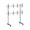 Skill Tech SH 02X02VFSN 4-Screen Video Floor Stand Trolley