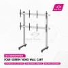 Skill Tech SH 02X02VFSN 4-Screen Video Floor Stand Trolley