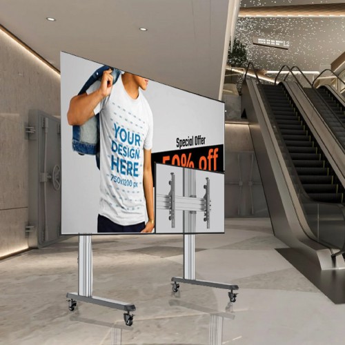 Skill Tech SH 02X02VFSN 4-Screen Video Floor Stand Trolley