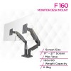 NB F160 Dual Monitor Ergonomic Arm