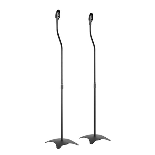 Skill Tech SH SPFS 01 Height-adjustable Metal Satellite Speaker Floor Stand-2pc