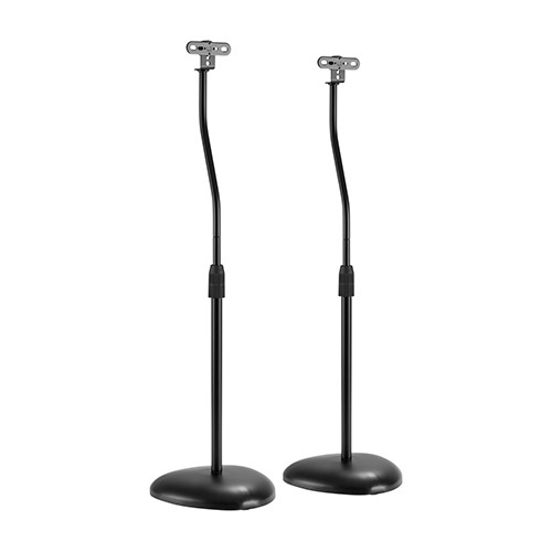 Skill Tech SH SPFS 02 Height-adjustable Metal Satellite Speaker Floor Stand 2pc