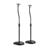 Skill Tech SH SPFS 02 Height-adjustable Metal Satellite Speaker Floor Stand 2pc