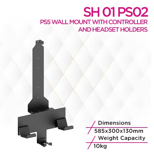 Skill Tech SH 01 PS02 PS5 Wall Mount With Controller And...