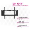 Skill Tech SH 64F Economy Fixed Tv Wall Mount