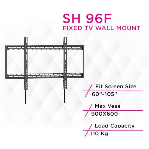 Skill Tech SH 96F Heavy Duty Flat TV Wall Mount With Auto Lock