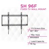 Skill Tech SH 96F Heavy Duty Flat TV Wall Mount With Auto Lock