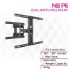 NB P6 Ultra Slim Double Arm Full Motion Tv Wall Mount