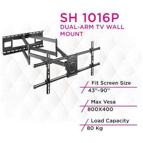 Skill Tech SH 1016P Tv Wall Mount With Long Arm Extension