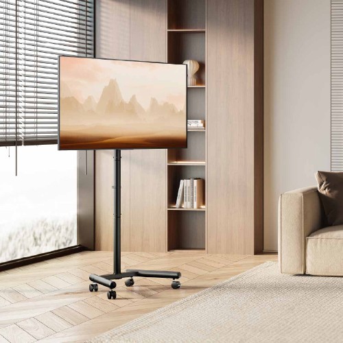 Skill Tech SH 6222FS Height Adjustable TV Cart