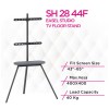 حامل تلفزيون أرضي من Skill Tech SH 28 44F Easel Studio