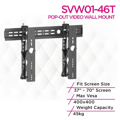 Skill Tech SVW01-46T Pop-out Video Wall Mount