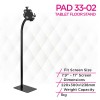Skill Tech PAD 33-02 Black Anti-theft Tablet Floor Stand