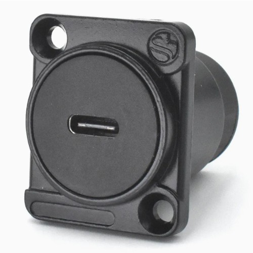 JSJ USB-C Steel Module for Faceplate | USB Type-C Keystone Module