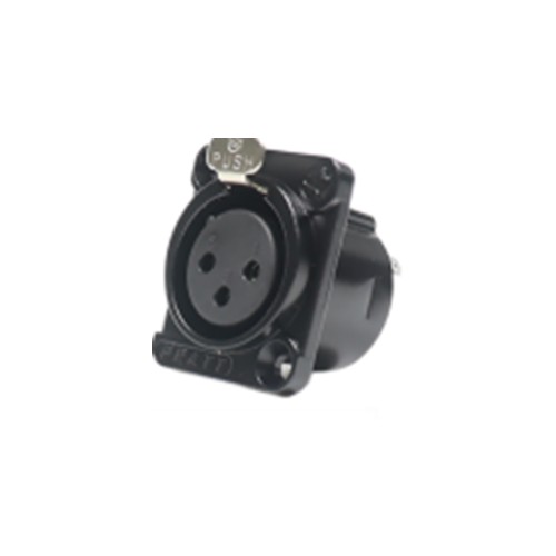 JSJ SC3FD-B Steel XLR Female Module for Faceplate | Audio XLR Keystone