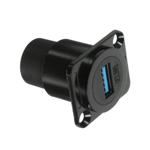 وحدة USB 3.0-B فولاذية من JSJ للوحة الحائط | كيستون USB 3.0