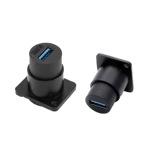 JSJ USB 3.0-B Steel Module for Faceplate | USB 3.0 Keystone Module