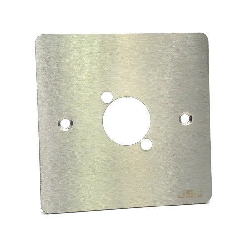 JSJ MBS-1 Steel Single Faceplate Silver | Durable Wall Plate