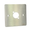 JSJ MBS-1 Steel Single Faceplate Silver | Durable Wall Plate