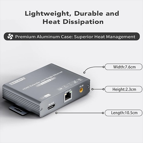 Syong S-EXT-4K-120MB HDMI Extender 120m Thru CAT6 4K With Loop In & Out