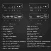 Syong S-EXT-HK-200MC موسع HDMI Kvm 200m من خلال CAT6 4K (USB+AUX+IR)