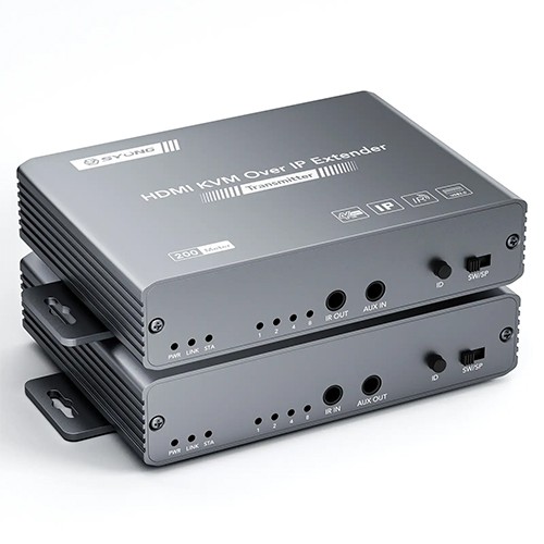 Syong S-EXT-HK-200MC HDMI Extender Kvm 200m Thru CAT6 4K...