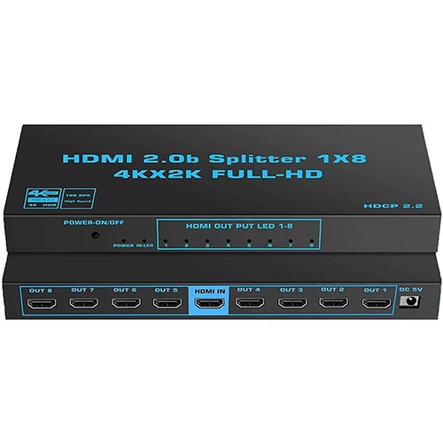 Syong S-SP-4K-108B 4K HDMI Splitter 1x8