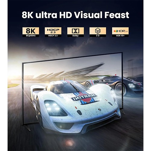 مقسم HDMI 8K من Syong طراز S-SP-8K-102 1x2