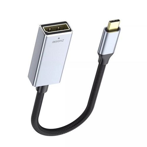 محول Syong S-AT-8K-TPD-0.2M من النوع C إلى DP بدقة 8K-60Hz و4K-240Hz